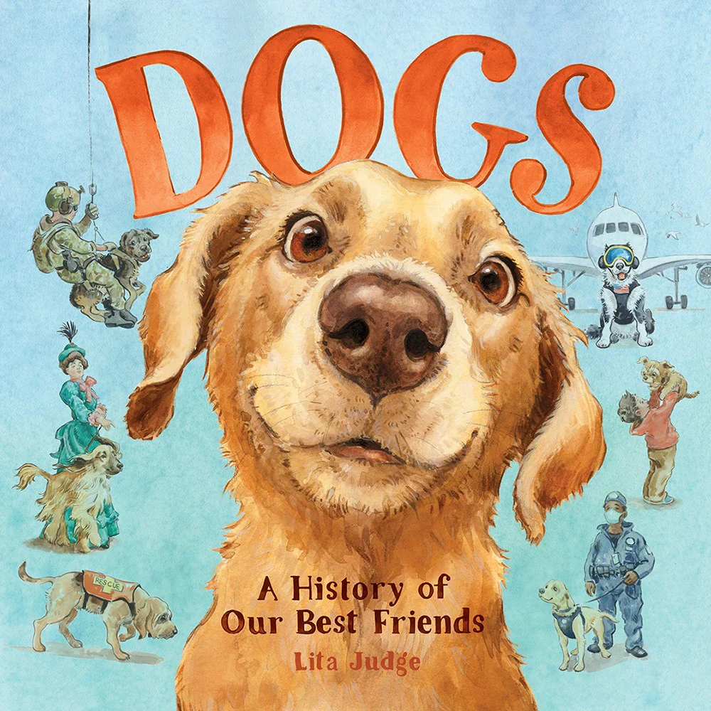 Cover of children's book, "Dogs" by Lita Judge
